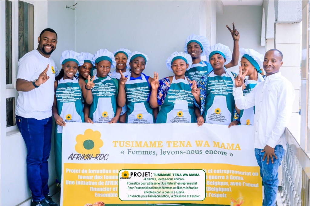Goma : AFRIKIN-RDC lance officiellement la formation « TUSIMAME TENA WA MAMA (Femmes, levons-nous encore ) »